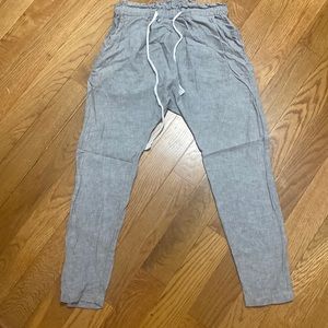 Glassons Linen Drawstring Pants Size 6